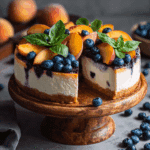 Summer Berry and Peach Cheesecake: A Perfect Summer Delight