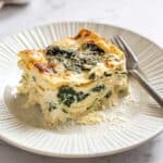Easy White Chicken Lasagna with Spinach Recipe
