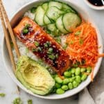Teriyaki Salmon Bowl (30 Minute Dinner) Recipe