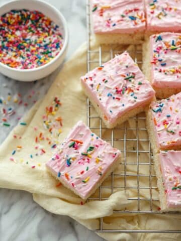 Frosted Sugar Cookie Bars Recipe