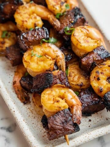 Steak and Shrimp Kabobs Recipe