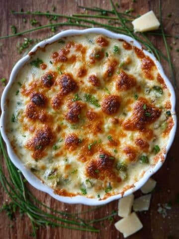 Broccoli Cauliflower Bake (Vegetable au Gratin) Recipe