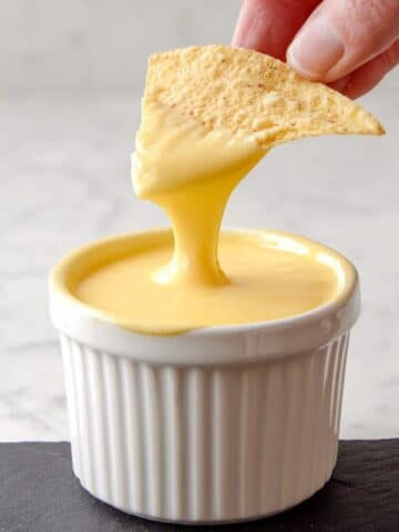 The Best Vegan Nacho Cheese Sauce (Dairy Free Queso) Recipe