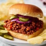 Turkey Sloppy Joes with Homemade Coleslaw Recipe