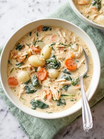 Creamy Crockpot Chicken Gnocchi Soup Recipe