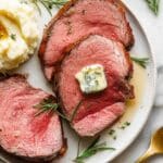 Smoked Beef Tenderloin with Herbed Butter and Horseradish Sauce Recipe