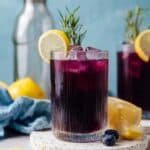 Sparkling Blueberry Ginger Mocktail Recipe