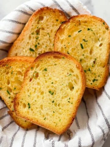 Air Fryer Garlic Bread Recipe