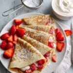 Strawberry Protein Crepes (Vegan & Egg-Free) Recipe