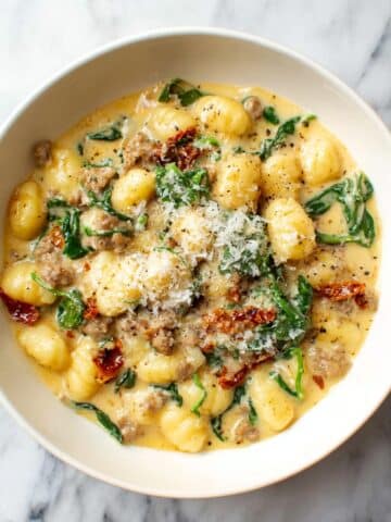 Creamy Tuscan Sausage Gnocchi Recipe