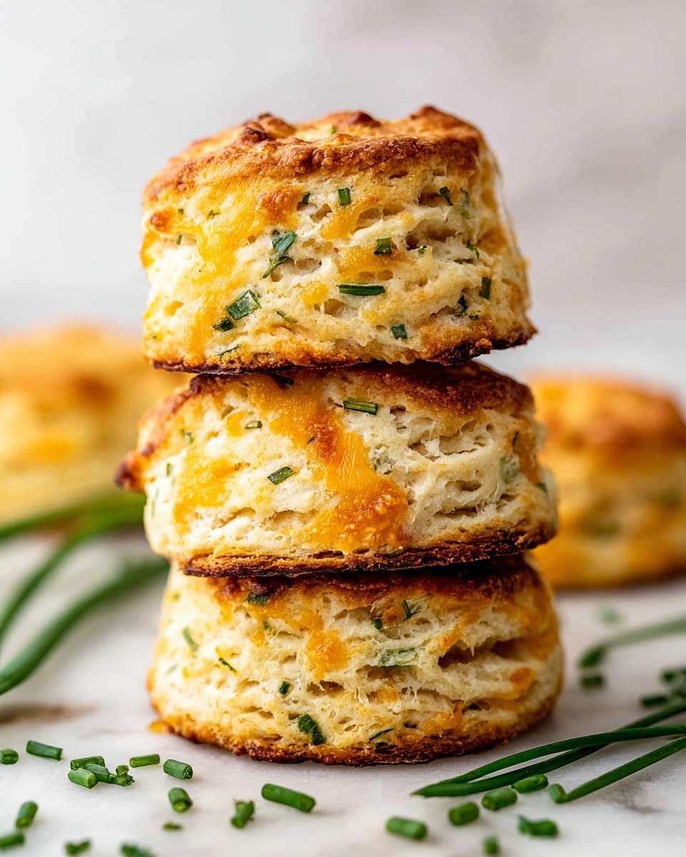 The image shows a golden-brown biscuit with a rough, crispy top layer sprinkled lightly with shredded cheese. The biscuit is split open, revealing its soft, fluffy inside with a light yellow color. Inside the biscuit, a smooth, pale yellow butter slice is melting, with some golden honey dripping down onto the biscuit. There is also a small drop of melted butter on the white marbled surface next to the biscuit. Photo taken with an iphone --ar 4:5 --v 7