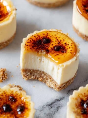 Mini Creme Brûlée Cheesecakes Recipe