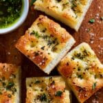 Homemade Focaccia with Garlic, Rosemary, and Oregano Recipe