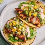 Blackened Chicken Tacos with Mango Avocado Salsa Recipe