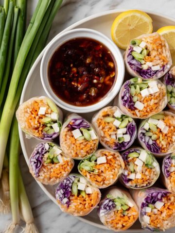 Spicy Noodle Spring Rolls Recipe