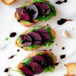 Vegan Beet Bruschetta Recipe