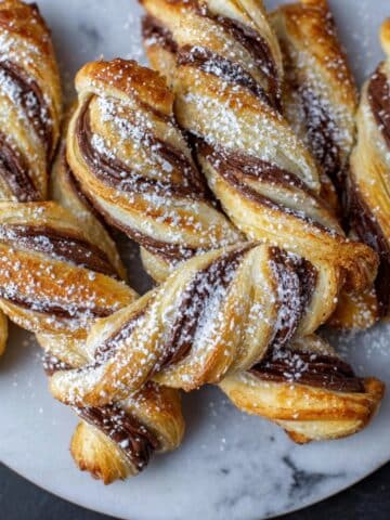 Puff Pastry Nutella Twists Recipe