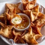 Crab Rangoons with Orange Sweet Chili Dipping Sauce Recipe
