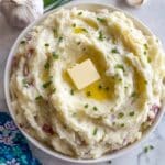 Roasted Garlic Red Skin Mashed Potatoes Recipe