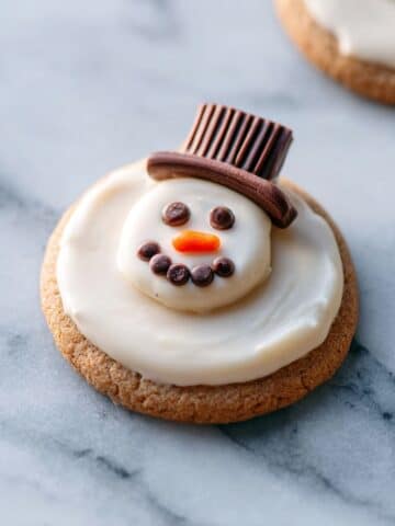 Melted Snowman Cookies Recipe