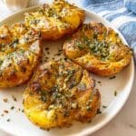 Air Fryer Smashed Potatoes Recipe