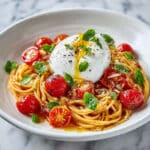 12-Min Burrata Pasta – Easy Tomato Burrata Pasta Recipe