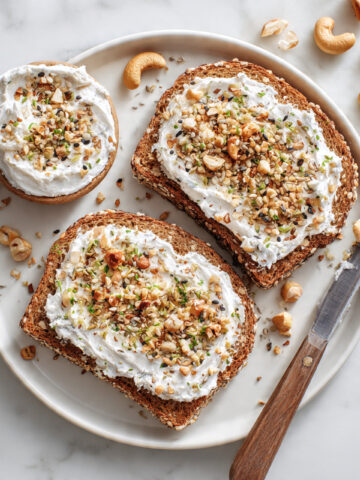 Dairy-Free Cashew Cream Cheese Recipe