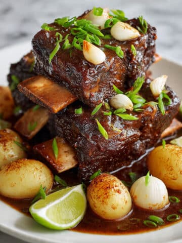 Garlic Ginger Braised Beef Short Ribs Recipe