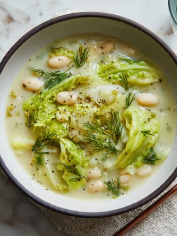Gut-Healthy Garlicky Cabbage Soup Recipe