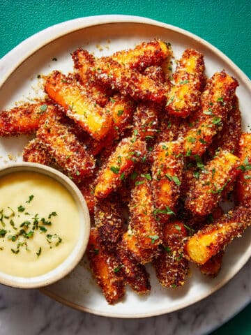 Parmesan Smashed Baby Carrots Recipe