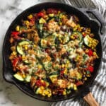 Tex Mex Chicken and Zucchini Skillet Recipe