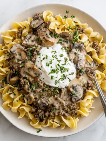 Ground Beef Stroganoff Recipe