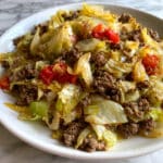 Irish Ground Beef and Cabbage Skillet Recipe