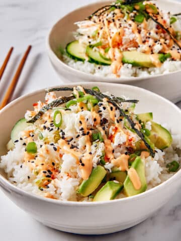 California Roll Bowls Recipe