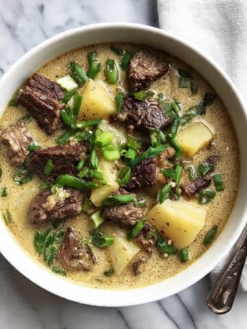 Creamy Steak and Potato Soup Recipe
