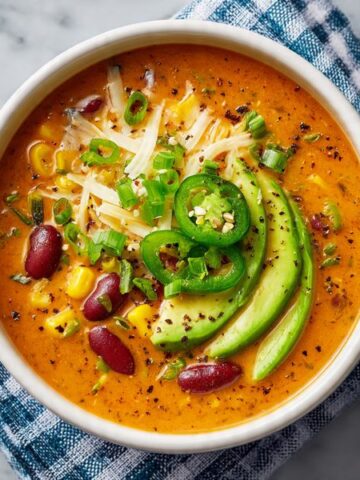 Creamy Chicken Enchilada Soup Recipe