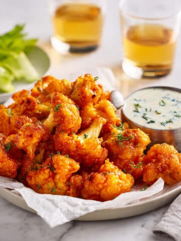 Crispy Buffalo Cauliflower Bites Recipe