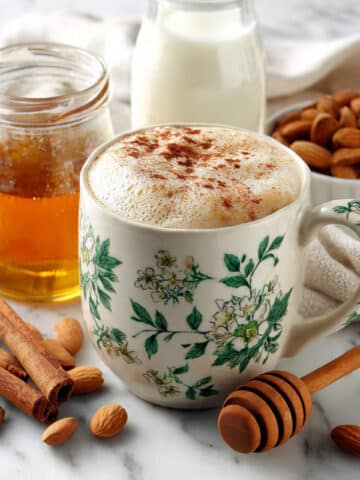 Warm Almond Milk and Honey Drink Recipe
