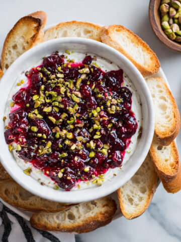 The Best Cranberry Whipped Feta Dip Recipe