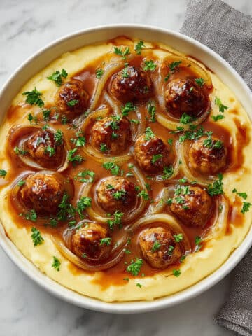 Crock Pot French Onion Meatballs Recipe