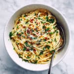Spaghetti with Garlic and Olive Oil Recipe