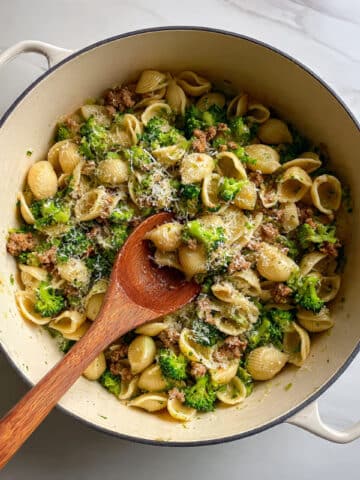 Orecchiette with Broccoli and Sausage Recipe