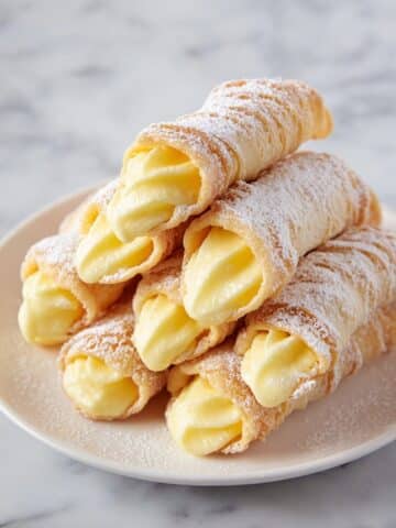Cannoncini (Italian Custard Horns) Recipe