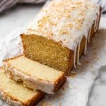 Coconut Bread with Cream Cheese Glaze Recipe
