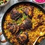 One Pan Shawarma Chicken & Rice Recipe