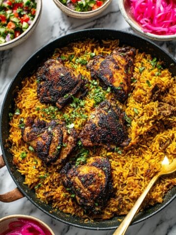 One Pan Shawarma Chicken & Rice Recipe