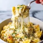 Crock Pot Cheesesteak Tortellini Recipe