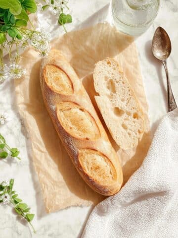 Small Batch Baguette Bread Recipe
