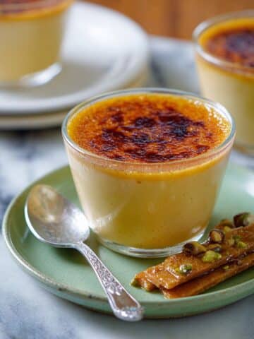 Pumpkin Sour Cream Creme Brulee Recipe