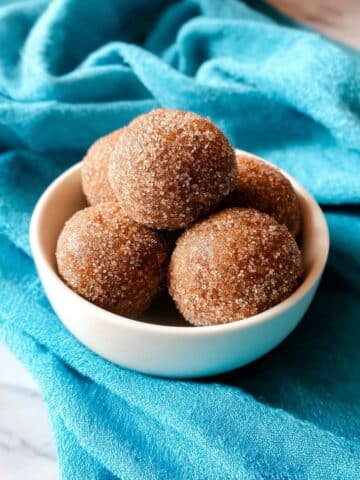 No-Bake Cinnamon Sugar Donut Holes (Keto, Vegan & Paleo) Recipe